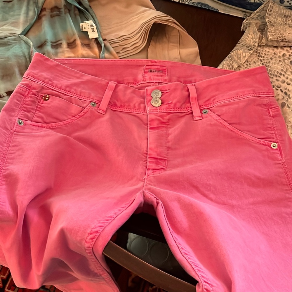 Cute pink Hudson jeans!